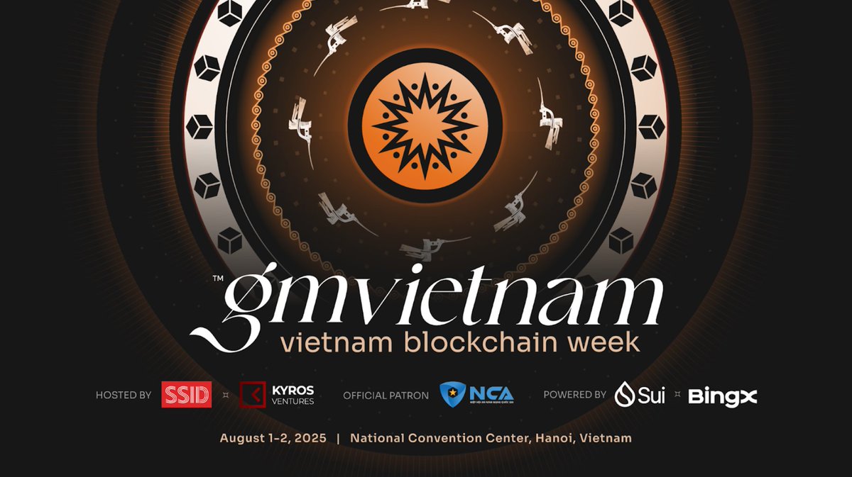 Tarn_Labs's tweet photo. GM Vietnam 2025 is BACK in Hanoi
— Co-hosted by #SSID &amp; @KyrosVentures
— Here to shape SEA’s Web3 future

📍Aug 1-2, National Convention Center
🎟️Get your pass: https://t.co/6LoJHomYJT

📰 Full announcement: https://t.co/lKDC0Tay6p

⬇️ A thread ⬇️ https://t.co/TtKdrrFYko