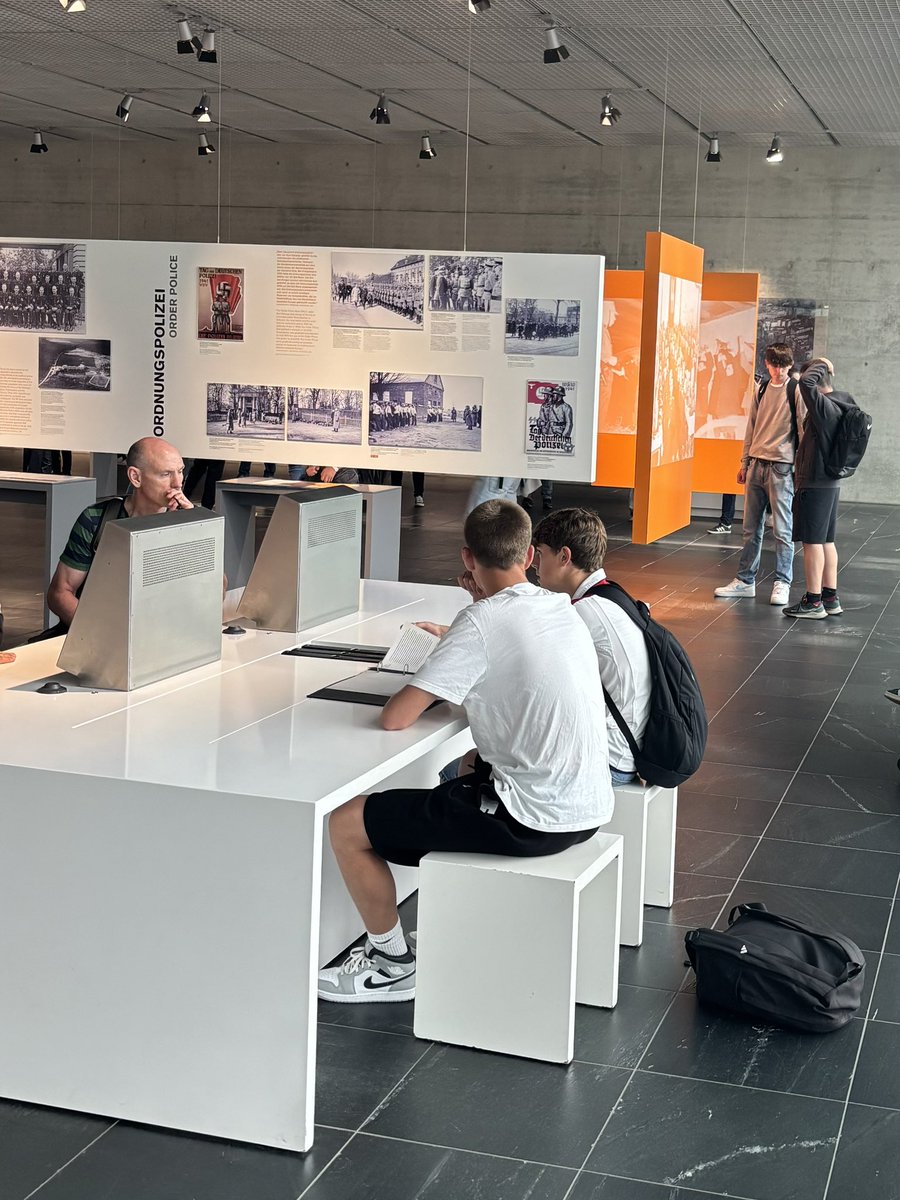 Students are exploring the Topography of Terror in Berlin - on the site where the Gestapo and SS once operated - deepening their understanding of how history and memory shape the present. #Berlin #History #TopographyOfTerror #StudyAbroad