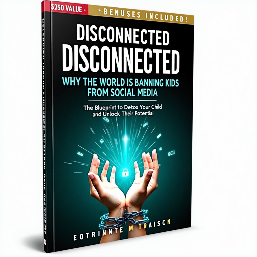 TrendHuntersHQ's tweet photo. Social media is BANNED for kids under 16 in 2025!  It’s ruining their mental health and privacy. Get Disconnected, a $250 eBook with secret hacks, templates, and a 30-day detox plan to save your teen.  https://t.co/OjkaCE1f0n

#SocialMediaBan #ParentingTips https://t.co/cwxkBwIsTs