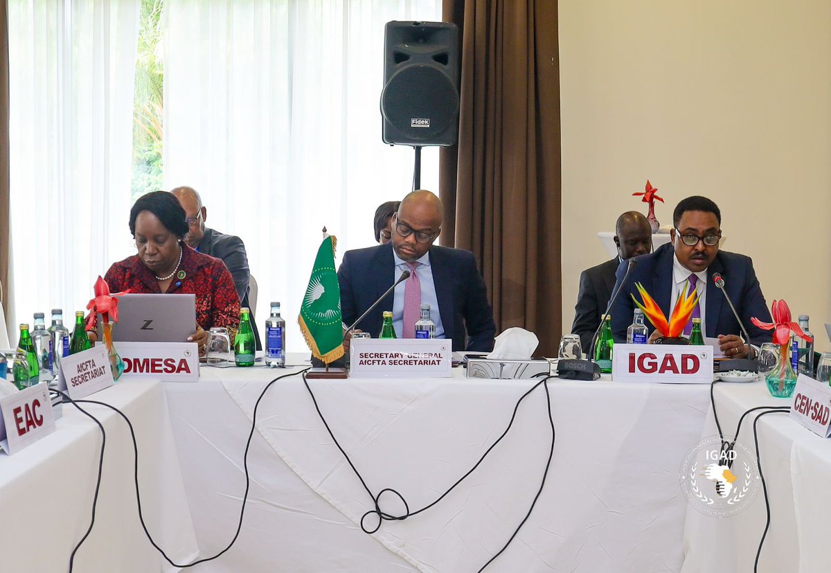 DrWorkneh's tweet image. Africa’s transformation will move at the speed of our roads, rails, and regulations.
At the 3rd Coordination Meeting of Heads of RECs on the implementation of AfCFTA, I reaffirmed IGAD’s commitment to accelerating regional integration through infrastructure, policy coherence,…
