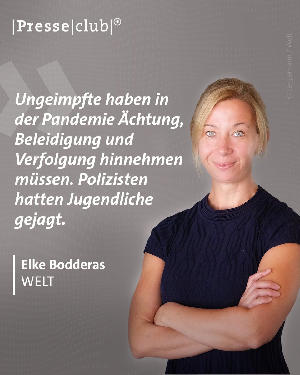Es gehe nicht um einzelne Entscheidungen während der Pandemie, sondern um die Aufarbeitung gesellschaftlicher Traumata, sagt <a href="/EBodderas/">Elke Bodderas</a> (<a href="/welt/">WELT</a>). Diese würden immer noch bei Millionen Betroffenen nachwirken. #presseclub
