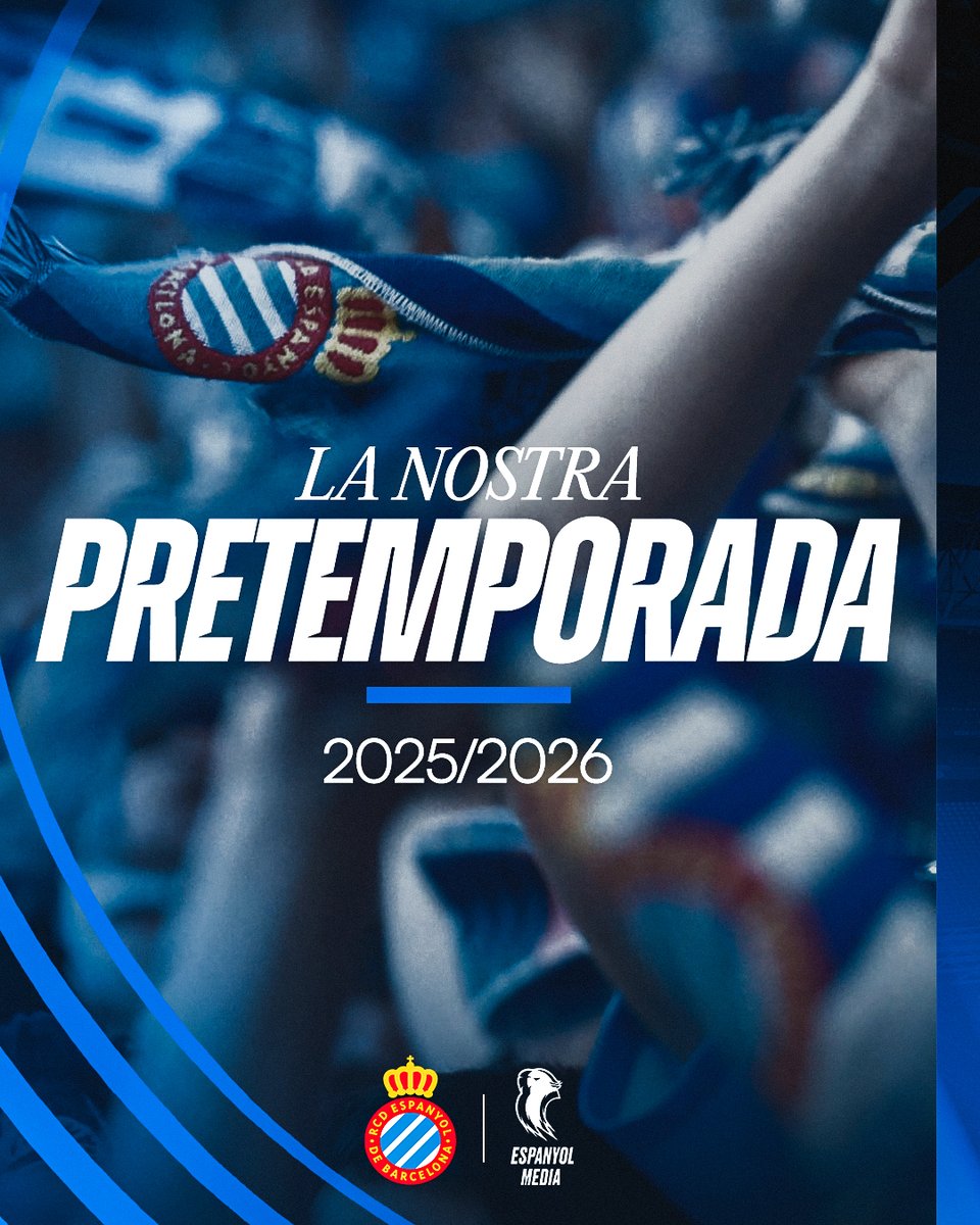 RCDEspanyol's tweet image. ⚽🏃‍♂️ La nostra pretemporada 2025/26 ja és en marxa.
📲 Tots els partits EN DIRECTE per EspanyolMEDIA!
#RCDE