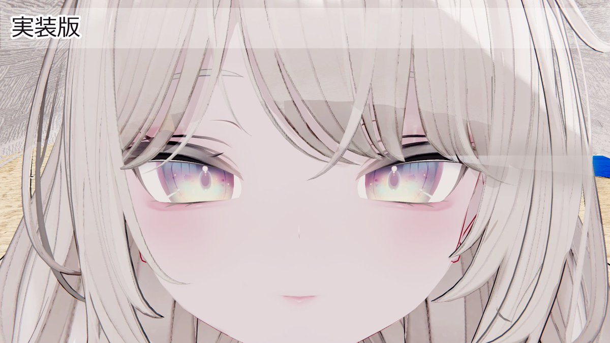 ルトちゃん※プロフ読んでね 夏ルルネちゃんの改変完了✨️ 瞳のテクスチャが難関でずっと悩んでた