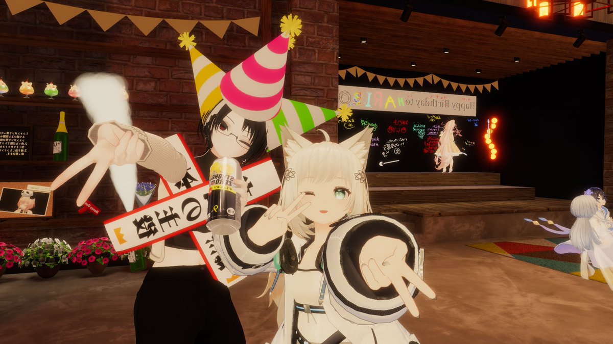 flag735dayo's tweet image. ハリボテさんの誕生日祝いに参加しました