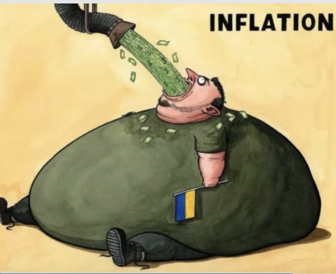 Weitere 500 Mrd € für die Ukraine erhöhen den Inflationsdruck extrem!