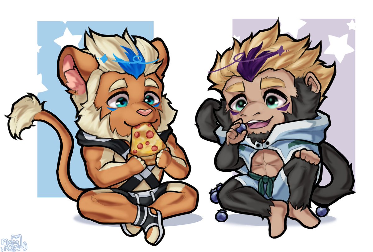 chibi comm for <a href="/PadfootHero/">Ghimoen</a> !

#furry #furryart