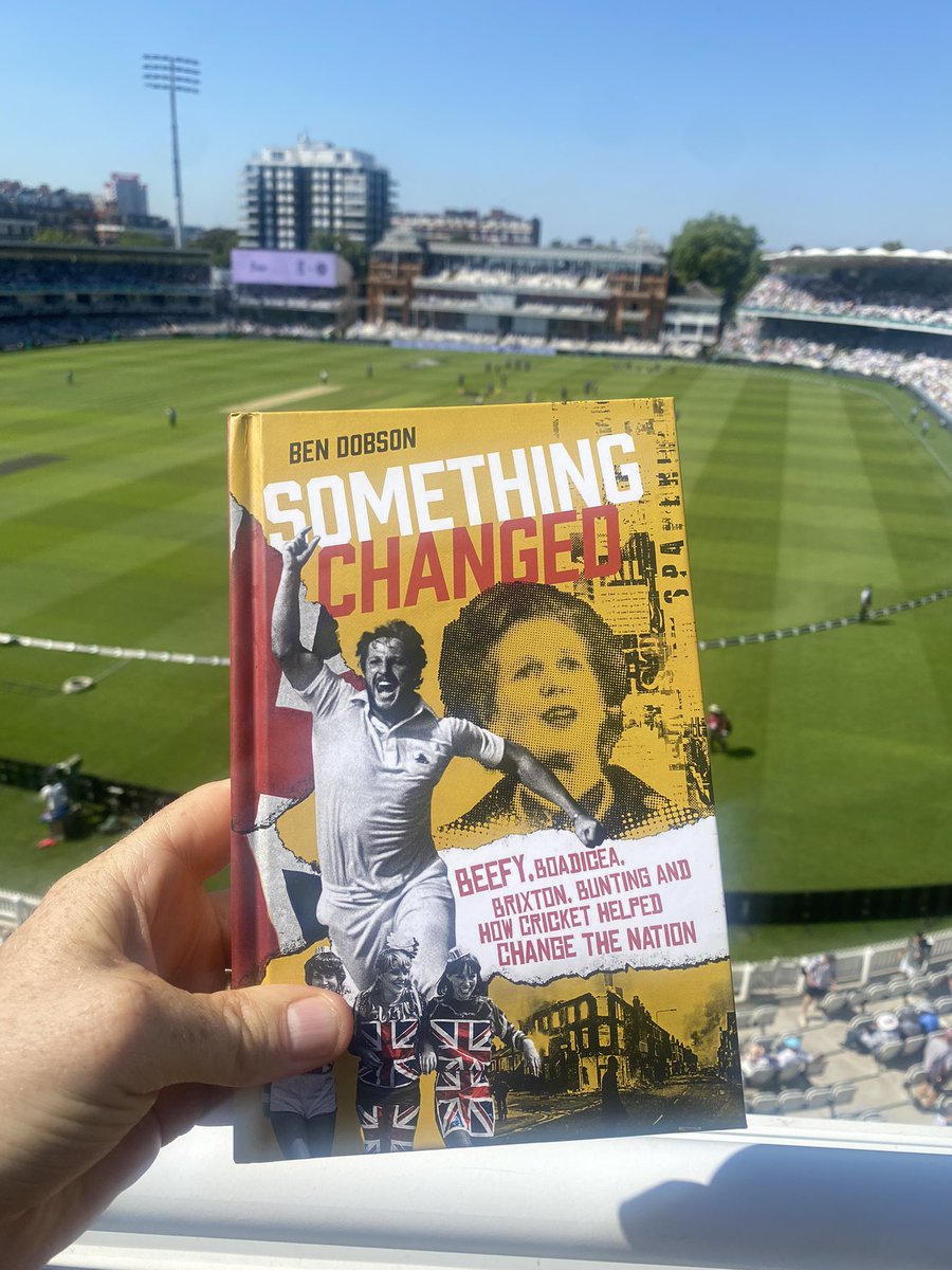 Lords an iconic venue to reveal how 

“SOMETHING          CHANGED”

A great read by my mate Ben Dobson about an
Iconic era in cricket and English society 🔥🏏