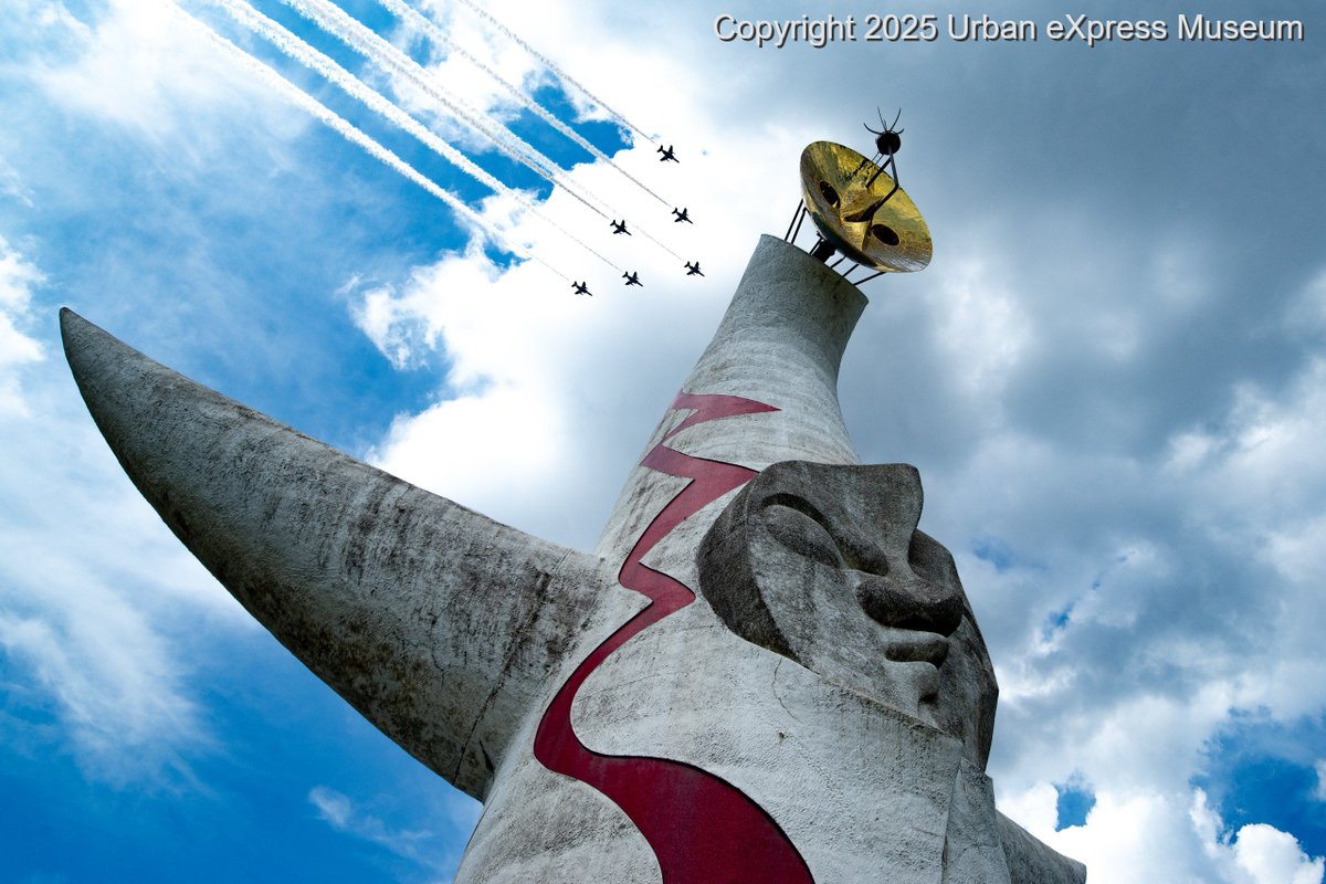 eXpresser_UXM's tweet image. 55年の時を経て、再び現れる六つの機影。
ブルーインパルス×太陽の塔 - Urban eXpress Museum photos.uxm.jp/photos/329/view
#大阪の空を見上げよう #ブルーインパルス #太陽の塔 #EXPO2025 #PENTAX