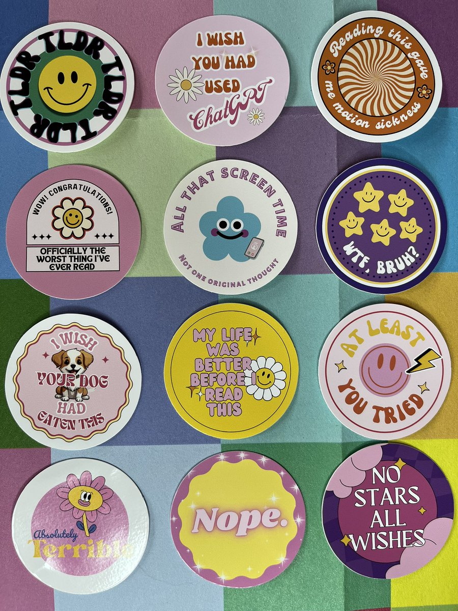 lazybstationery's tweet image. ⭐️ When &apos;well done&apos; just doesn&apos;t cut it. ⭐️

‘Not So Positive Praise&apos; &amp;amp; &apos;Really Good, Actually&apos; sticker packs! For pupils, colleagues, or anyone who needs honest (and not-so-serious) feedback.

Shop now: lazybuchanan.etsy.com

#UKEd #TeacherHumor 
#edutwitter #Teachersof𝕏