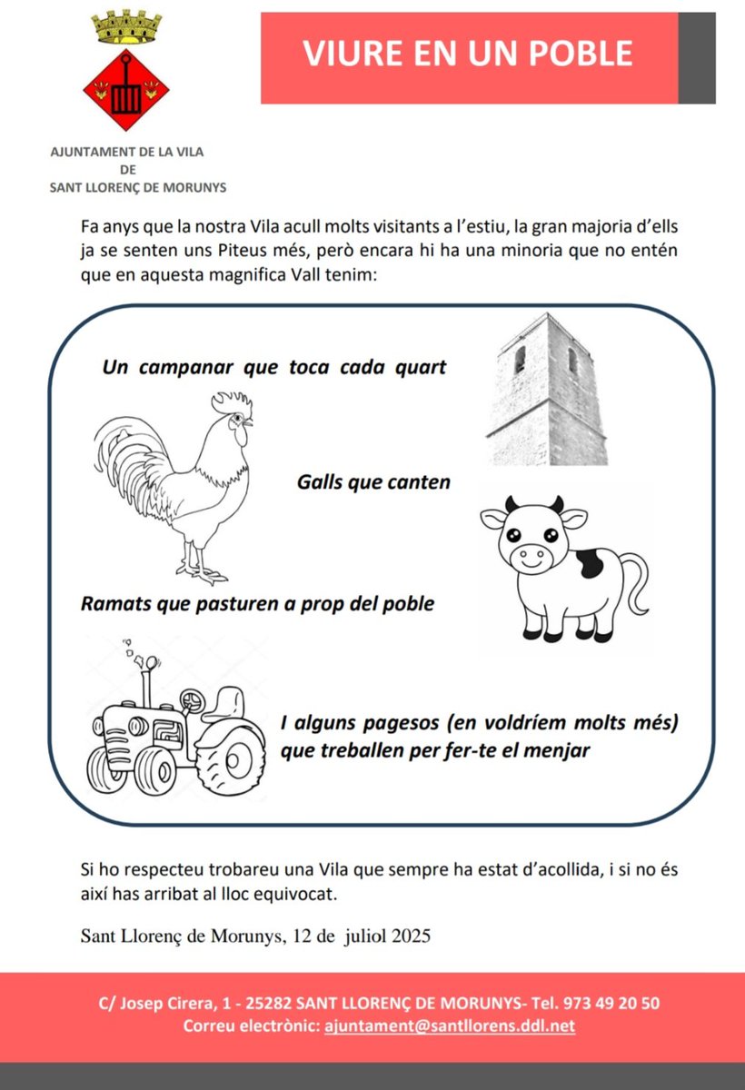 AjuntamentPiteu's tweet image. 🔊Després de tornar a rebre queixes a l'Ajuntament sobre temes que creiem intocables, veiem convenient recordar el següent: