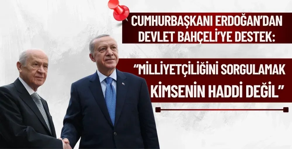 Erdoğan’dan Bahçeli’ye destek: “Milliyetçiliğini sorgulamak kimsenin haddi değil”

heryerhaber.com/haber/erdogand…

#erdoğan #bahçeli #gündem #haber