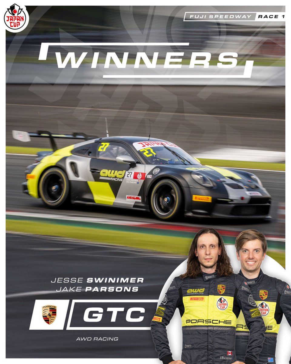 GTWorldChAsia's tweet photo. デビュー戦で初優勝！🏆

AWD Racing が #JapanCup 初参戦でGTCクラスを制す！ https://t.co/8YX3ImPTmw