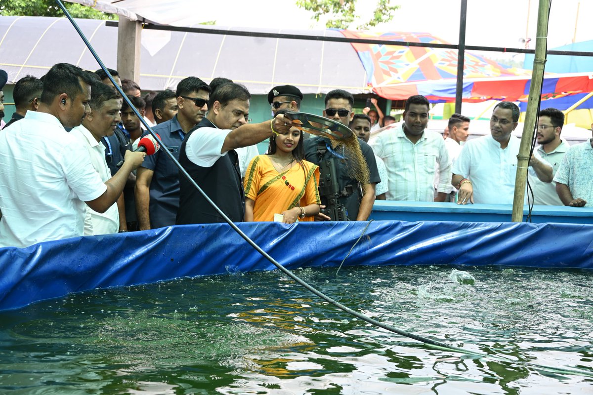 himantabiswa's tweet image. India&apos;s first Aqua Tech Park inaugurated in Sonapur, Assam 🌊🐟

Dedicated the Aqua Tech Park,a first of its kind in India which will greatly boost fish production and provide ample earning opportunities to the youth in Assam.

This park will be a model of fisheries development.