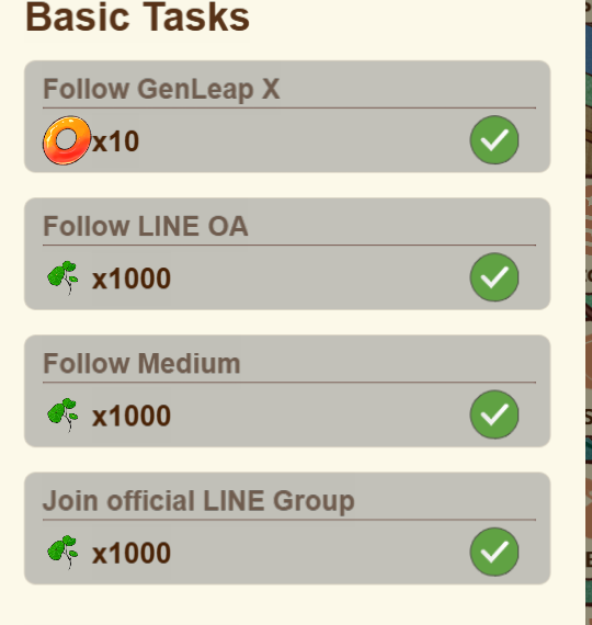 GenLeap_meta's tweet photo. @Christianus168 If you complete the FOLLOW X task in the game, you will receive a 10 lingyu reward. Just click GO https://t.co/ce2QBENSIE