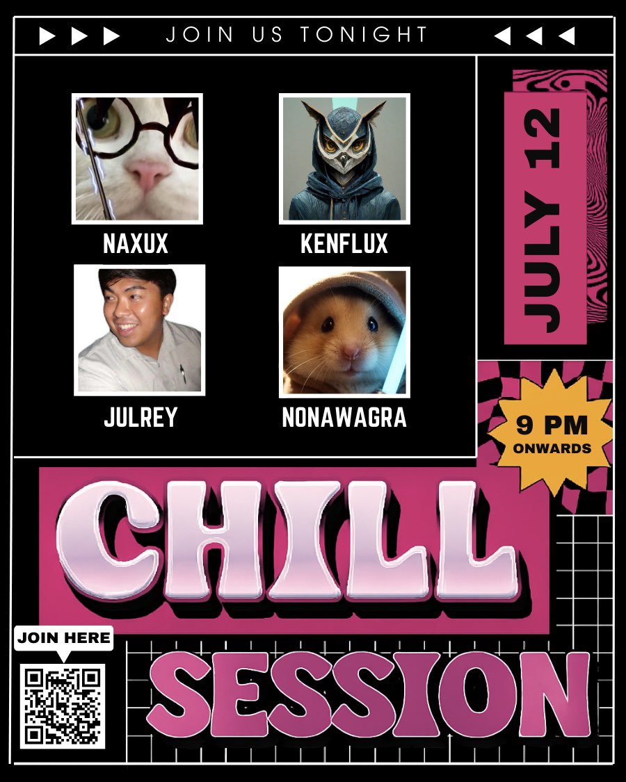 GM Red Pill Fam💊

Come and join us for a 𝗖𝗵𝗶𝗹𝗹 𝗦𝗲𝘀𝘀𝗶𝗼𝗻 ✨ It’s a no-pressure, no-agenda kinda night. Just hop in, hang out, and vibe with everyone in the community.

Link 🔗: discord.gg/red-pill

Hope to see you inside 🫡
