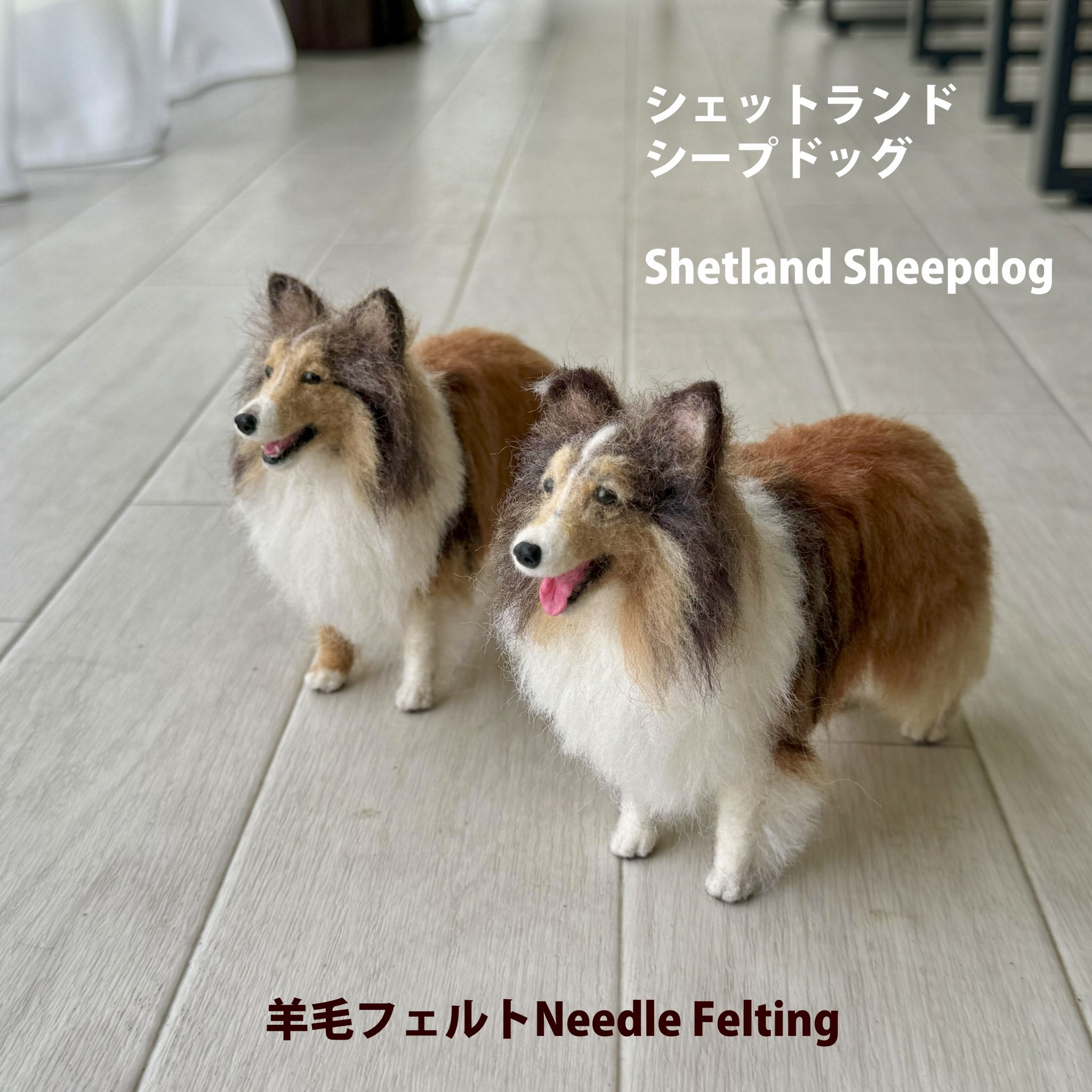 ✩小町 羊毛フェルト 犬 甲斐犬 シェットランドシープドッグ