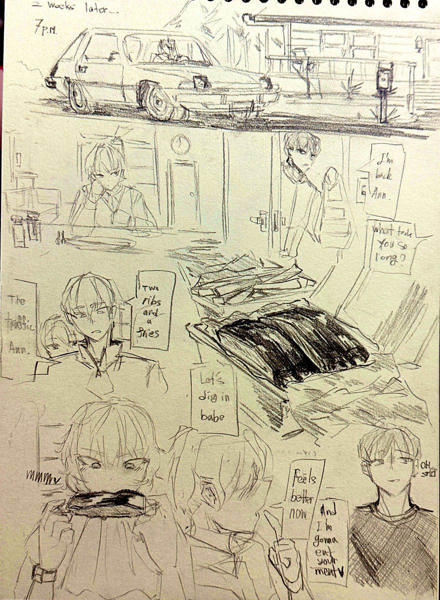 Andou324's tweet image. Mitchell and Annie