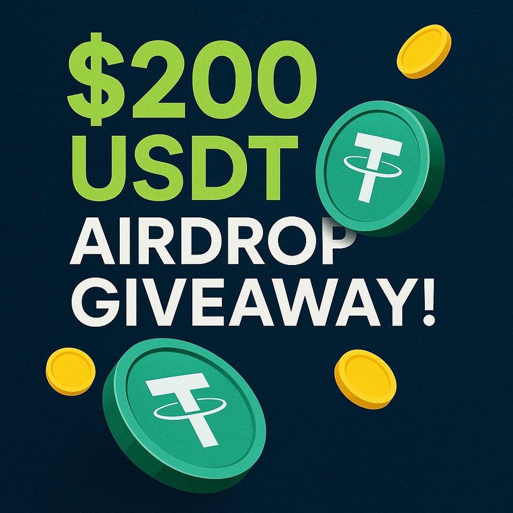 Ohi crypto (@ohi_crypto) on Twitter photo ๐ $200 USDT GIVEAWAY! ๐
Weโre rewarding our community
๐ฐ Prize Pool: $200 USDT
๐ฅ Winners: 1 Person
๐
Ends: 48 Hours
1. Follow <a href="/Ohi_Crypto/">Ohi crypto</a>
2. Like & RT this post ๐
3. Tag 3 friends ๐ซ
Donโt miss your chance to grab free USDT
#CryptoGiveaway #USDT #Crypto #Web3 #Giveaway ๐ $200 USDT GIVEAWAY! ๐
Weโre rewarding our community
๐ฐ Prize Pool: $200 USDT
๐ฅ Winners: 1 Person
๐
Ends: 48 Hours
1. Follow <a href="/Ohi_Crypto/">Ohi crypto</a>
2. Like & RT this post ๐
3. Tag 3 friends ๐ซ
Donโt miss your chance to grab free USDT
#CryptoGiveaway #USDT #Crypto #Web3 #Giveaway