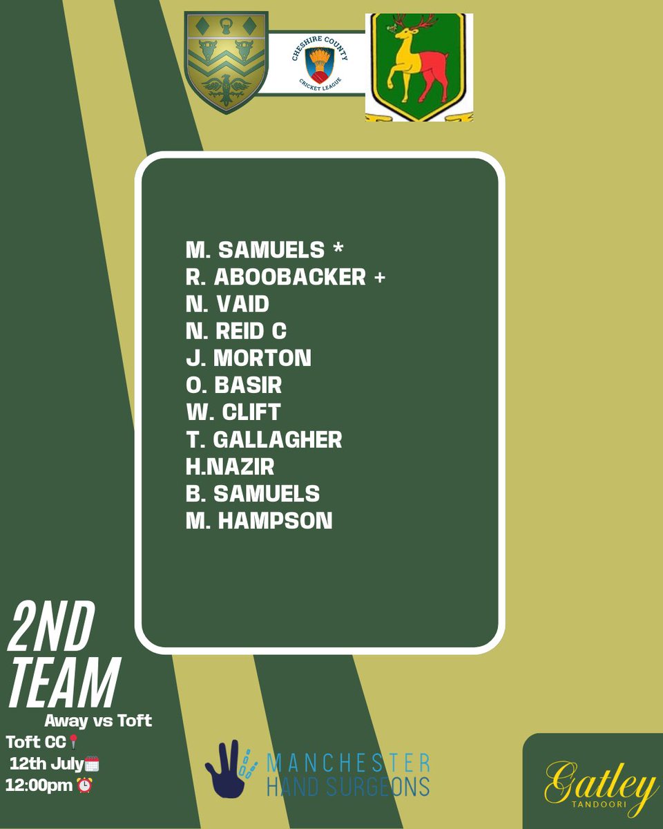 Double header vs <a href="/ToftCC/">Toft Cricket Club</a>