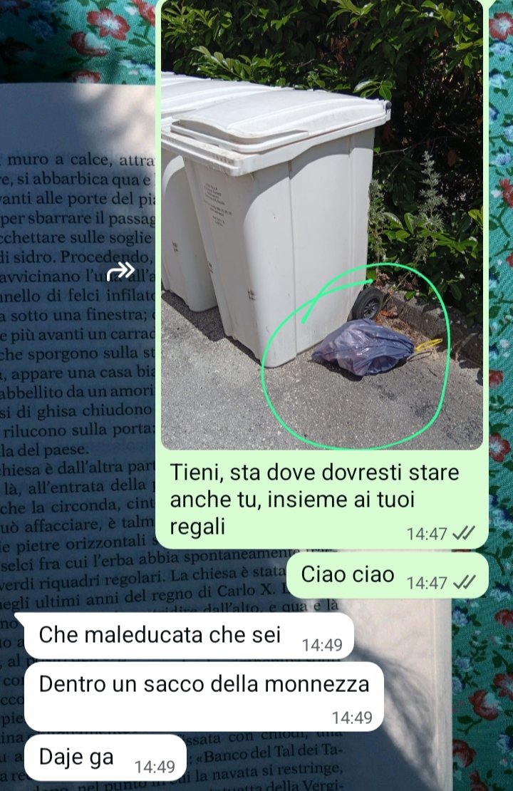 raga la soddisfazione di aver fatto la "maleducata" dopo mesi sprecati a perdere la dignità e piangere x i suoi atteggiamenti 🙏🏻💋🙏🏻💋🙏🏻💋