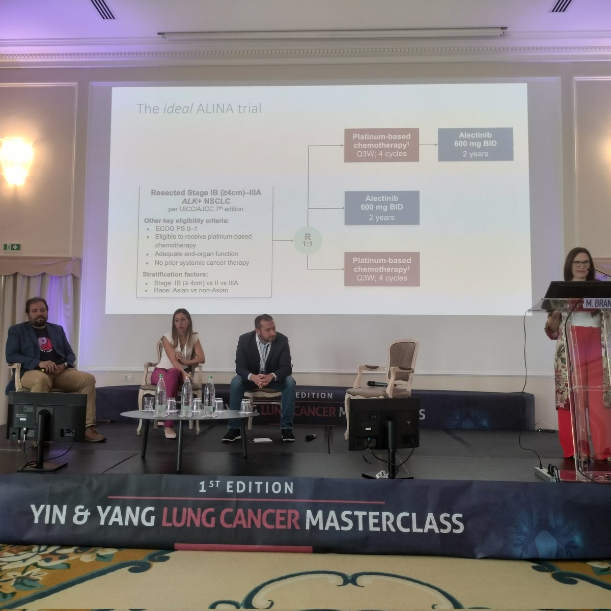 Roberto Ferrara (@robertoferrara_) on Twitter photo <a href="/SWaliany/">Sarah Waliany, MD, MS</a> presented treatm options and sequences in ALK+ resected NSCLC.
<a href="/Tony_Calles/">Dr. Antonio Calles 🫁🚭</a> <a href="/MarianaBrandao0/">Mariana Brandao</a> fighting on the role of adjuvant chemo in oncogene+ NSCLC at #Yin&Yang Lung Cancer Masterclass 2025. Nice perspectives on the ideal ALINA trial
<a href="/mihaela_aldea/">Mihaela Aldea</a> <a href="/BiagioRicciutMD/">Biagio Ricciuti, MD PhD</a> <a href="/SWaliany/">Sarah Waliany, MD, MS</a> presented treatm options and sequences in ALK+ resected NSCLC.
<a href="/Tony_Calles/">Dr. Antonio Calles 🫁🚭</a> <a href="/MarianaBrandao0/">Mariana Brandao</a> fighting on the role of adjuvant chemo in oncogene+ NSCLC at #Yin&Yang Lung Cancer Masterclass 2025. Nice perspectives on the ideal ALINA trial
<a href="/mihaela_aldea/">Mihaela Aldea</a> <a href="/BiagioRicciutMD/">Biagio Ricciuti, MD PhD</a>