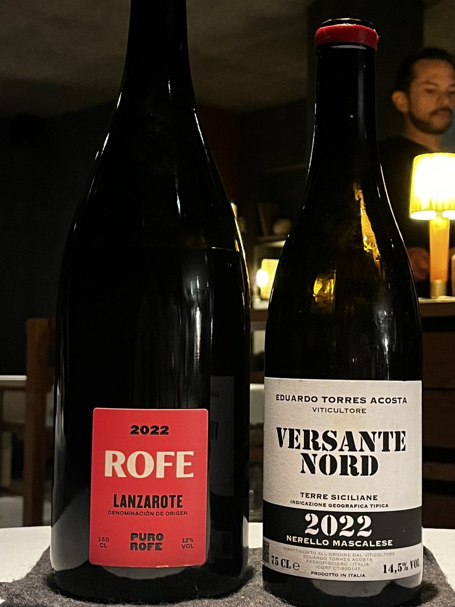 Magnífica cena  la de anoche en Gofio.