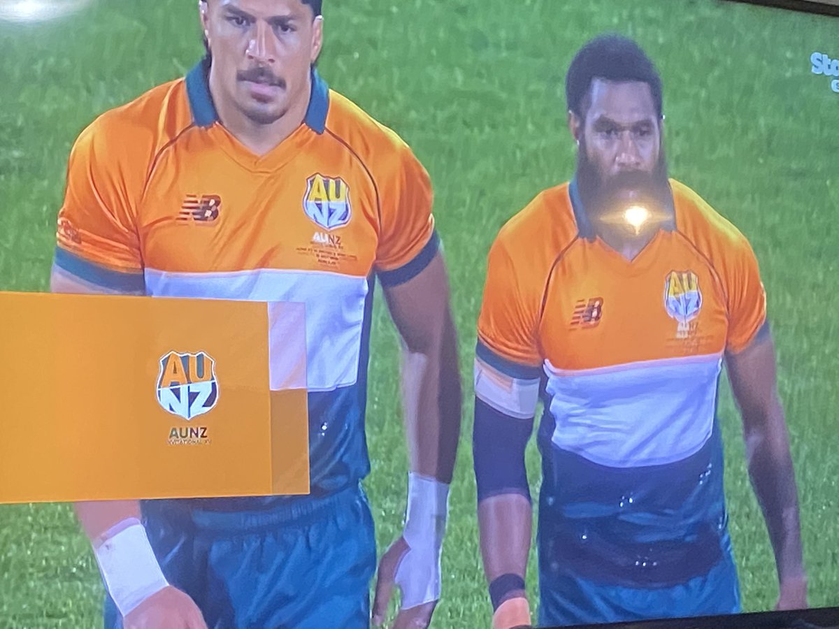 AcksonArj's tweet image. This Australia/New Zealand jersey just looks like a modified Wallabies jersey.
Where’s the black??