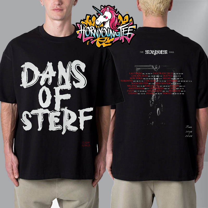 hornyoungtee's tweet photo. Lady Gaga The Mayhem Ball Tour 2025 2026 Dans of Sterf Dance Or Die Merchandise Tee Unisex T-Shirt Two Sided
See more product at: https://t.co/q4lUmRO1aR
More product: https://t.co/Ll7vV3cEpU
Buy now:
https://t.co/vXUxe2T4Bv https://t.co/eJgBcXbksH
