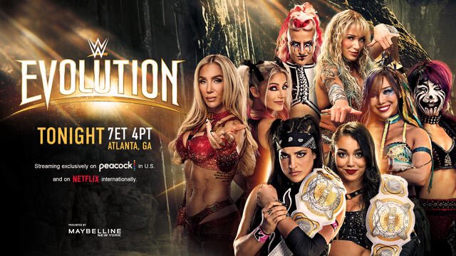 Joe Scott (@joescottmfc) on Twitter photo Tomorrow <a href="/WWE/">WWE</a> #WWEEvolution
Fatal 4-Way Match for the WWE Women’s Tag Team Championship
<a href="/RaquelWWE/">Raquel</a> & <a href="/roxanne_wwe/">roxanne</a> v <a href="/MsCharlotteWWE/">Charlotte Flair</a> & <a href="/AlexaBliss_WWE/">Lexi (Kaufman) Cabrera</a> v <a href="/ZariaWWE_/">ZARIA</a> & <a href="/SolRucaWWE/">Sol Ruca</a> v <a href="/KAIRI_official/">Kairi Sane</a> & <a href="/WWEAsuka/">ASUKA / 明日華</a> Tomorrow <a href="/WWE/">WWE</a> #WWEEvolution
Fatal 4-Way Match for the WWE Women’s Tag Team Championship
<a href="/RaquelWWE/">Raquel</a> & <a href="/roxanne_wwe/">roxanne</a> v <a href="/MsCharlotteWWE/">Charlotte Flair</a> & <a href="/AlexaBliss_WWE/">Lexi (Kaufman) Cabrera</a> v <a href="/ZariaWWE_/">ZARIA</a> & <a href="/SolRucaWWE/">Sol Ruca</a> v <a href="/KAIRI_official/">Kairi Sane</a> & <a href="/WWEAsuka/">ASUKA / 明日華</a>