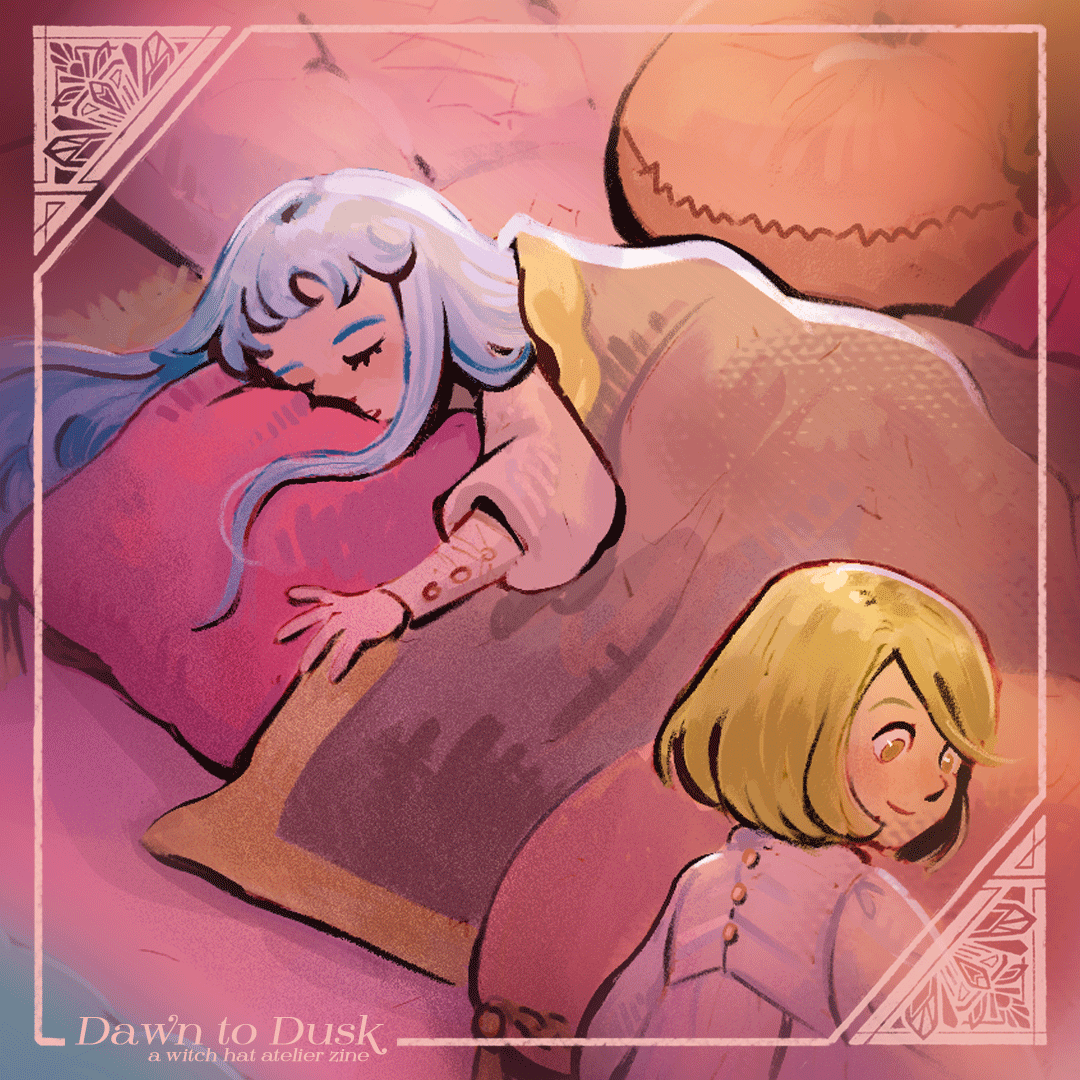 DawnToDuskZine's tweet image. — Page Preview 🌑
Here's a preview of one of the zine's pages created by @DanyArgus !
Preorders are open until 7/23, link in our bio! ✨
#Δ帽子 #witchhatatelier