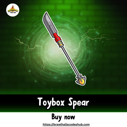 Brawlcodeshub's tweet image. 🧸⚔️ The cutest way to destroy your enemies.

🔹 Toybox Spear now available!
💥 Hits like a beast, looks like a toy.
🔗 Buy now: brawlhallacodeshub.com

#Brawlhalla #ToyboxSpear #WeaponDrop #SpearMains #GamingStyle #BCHstore