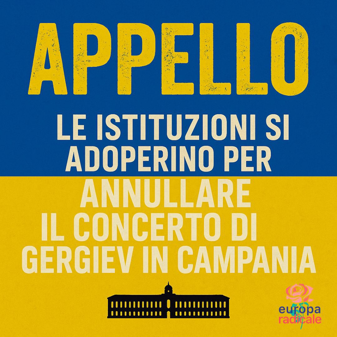 ✍️Abbiamo scritto al Presidente della Repubblica Sergio Mattarella, 
alla Presidente del Consiglio Giorgia Meloni e al governatore di Regione Campania Vincenzo De Luca affinché le istituzioni italiane si adoperino per annullare il concreto di Gergiev. 

👇🏽i primi sottoscrittori: