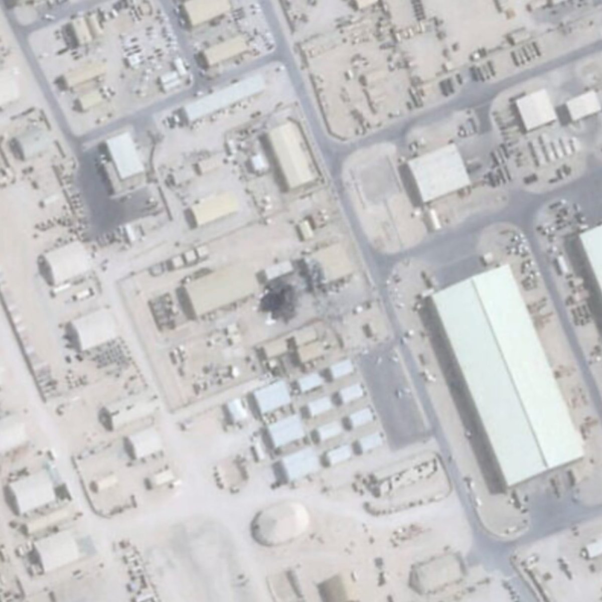 shorts_91's tweet image. Iran's missile strike destroys US communication radome at Qatar's Al Udeid base. Satellite images confirm damage. 

Read more on shorts91.com/content-detail…

#IranStrike #Qatar #USBase #MiddleEastTensions