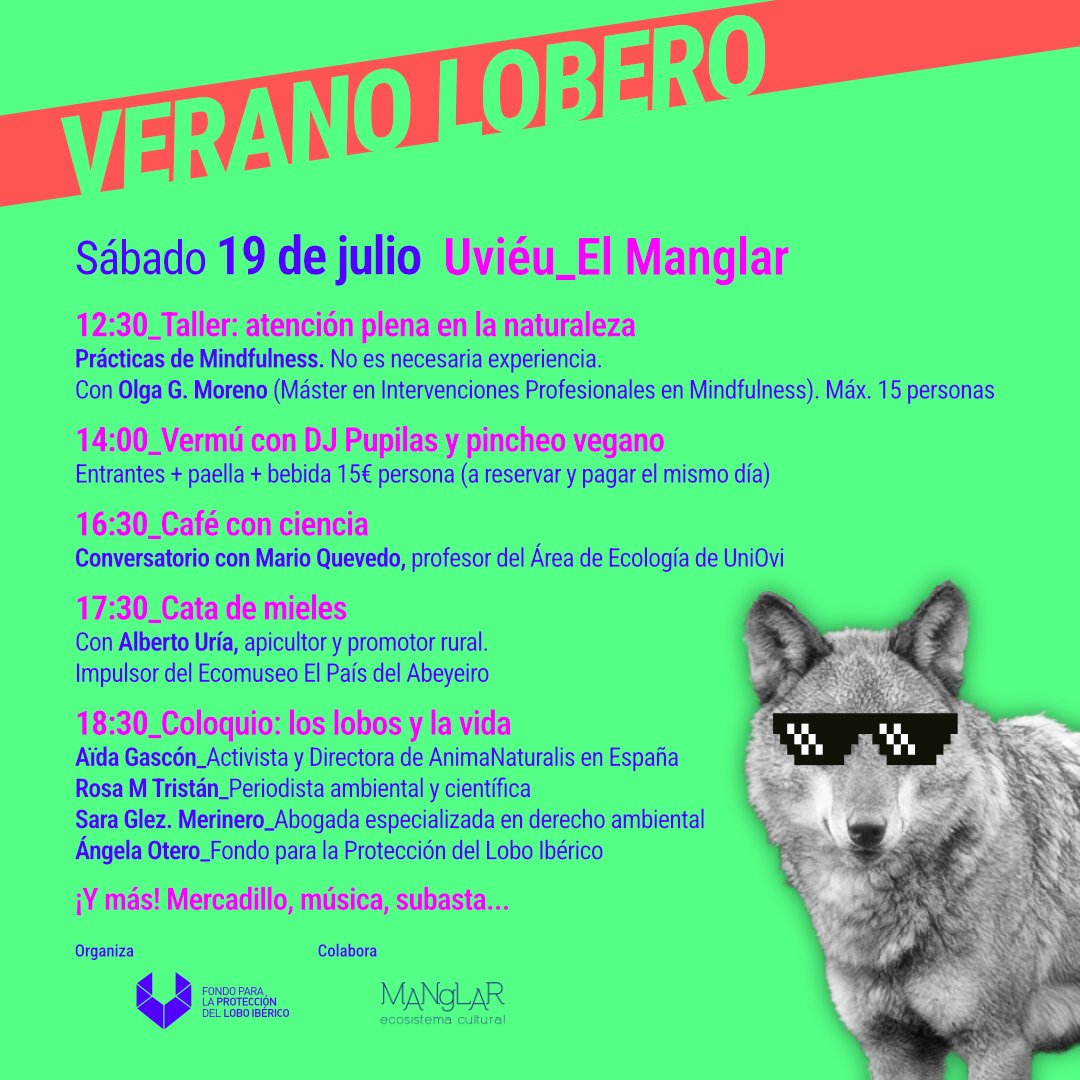 Guajas, guajes: de hoy en una semana tenemos esto que prepararon <a href="/ann_yu/">Ángela OC. 🌿🇵🇸</a> y <a href="/SilviaCosi/">Silvia Cosio</a>; lo vamos a pasar pirata. Tenemos visitas de gente bonita: <a href="/Reetz1917/">Reetz</a>,  <a href="/AidaGascon/">Aïda Gascón</a>, <a href="/RosaTristan/">Rosa M. Tristán</a>, Mario Quevedo y <a href="/AlbertoUria/">Alberto Uría</a> Yo voy a estar como el lobete, con las gafas y bebiendo vermú.