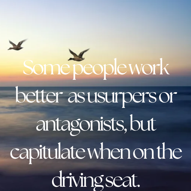 PeterEzomo's tweet photo. Some people work better  as usurpers or antagonists, but capitulate when on the driving seat. https://t.co/PTl4sQ07tb