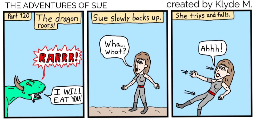 Part 120 THE ADVENTURES OF SUE #webcomic #webtoon #comics #comic #comicstrip #comicbook #comicartist #TheAdventuresOfSue #indiecomic #indiecomics #action #fantasy #readthis #dragon #SaturdayMorning #SaturdayVibes