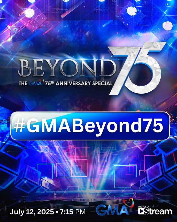 Kapuso stars come together for a heartfelt celebration you won’t want to miss! 

Catch the #GMABeyond75: The GMA 75th Anniversary Special, tonight at 7:15 PM on GMA! 

KaPUSO HanggangDulo