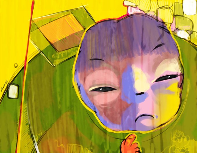 #無言で不穏絵をあげる見た人もやる 