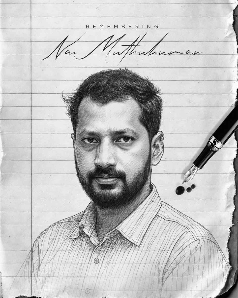 DirKumaran's tweet image. பாதை முடிந்த பிறகும் இந்த உலகில் பயணம் முடிவதில்லையே! ❤️

#NaMuthukumar #namuthukumarremembering