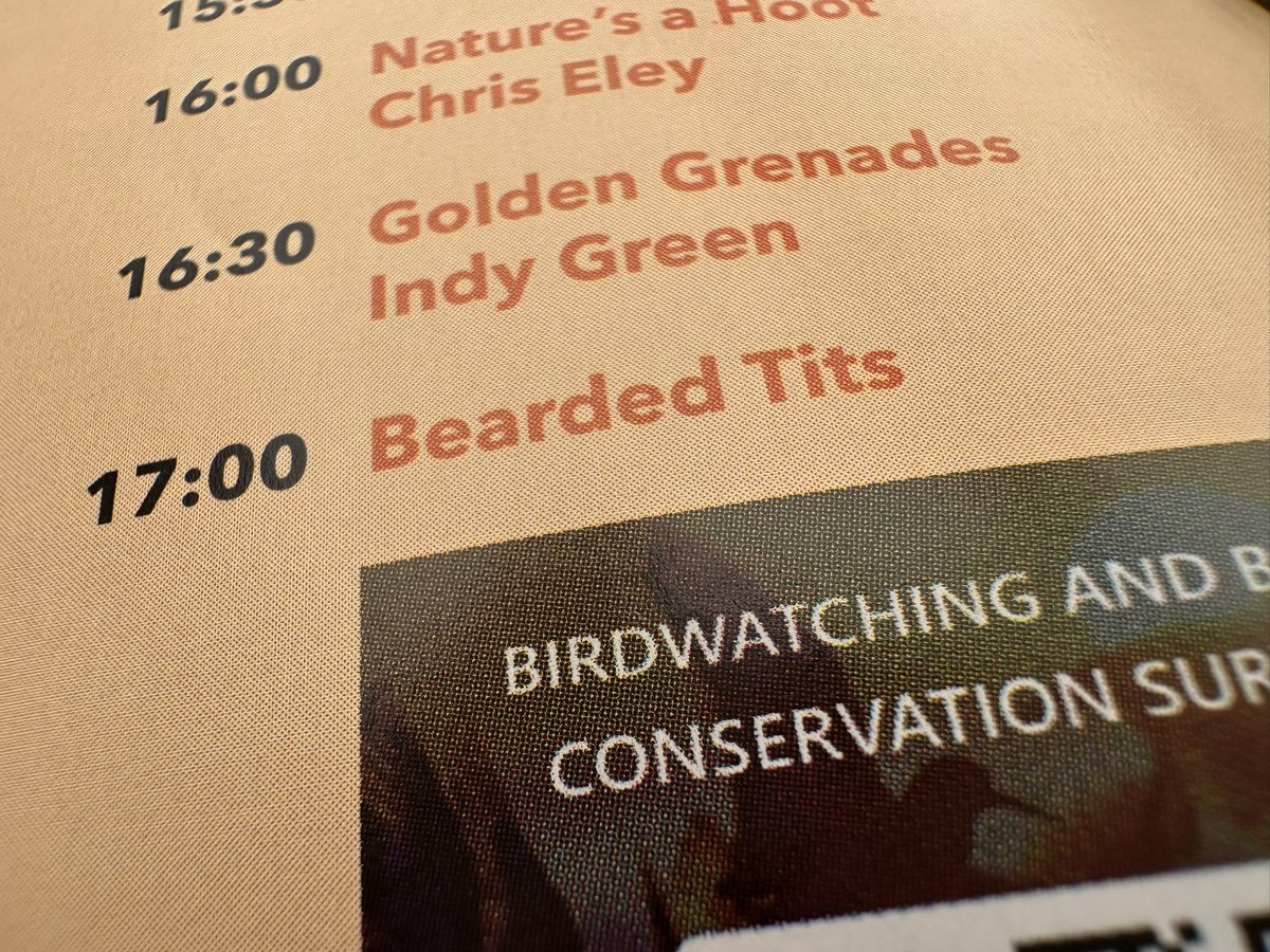I’ve also got a live podcast at 5pm at the whinchat stage with fellow wildlife photographer @tommasonphoto