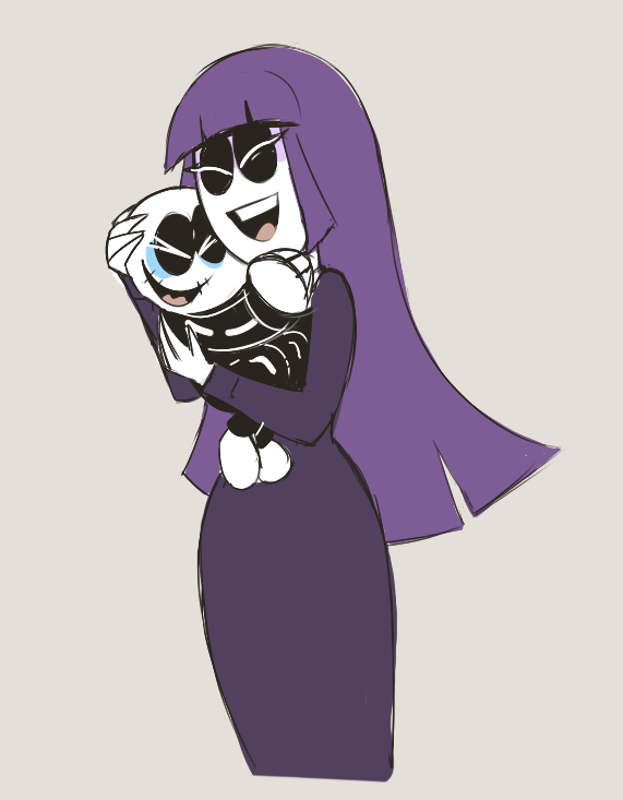 She's such a good mom 🤘💜 

#spookymonth #lila