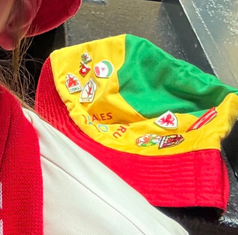 Wal Goch y Menywod - @wmenywod.bsky.social (@wmenywod) on Twitter photo Hi all
<a href="/HollyJane_95/">HollyJane</a>'s bucket hat disappeared from the DJ booth @ Affeckt bar during the last meet up
Has anyone seen it?
Please pass on to one of the volunteers tomorrow if you find it - diolch
<a href="/FawMacsen/">Macsen FAW 🏴</a> <a href="/WalesWNT/">Wales Women Football</a> <a href="/Colemans_Dream/">Fishlock Had A Dream Podcast</a> <a href="/gwylwalgoch/">Wal Goch</a> <a href="/WeAreFSACymru/">Fan Embassy Wales</a> Hi all
<a href="/HollyJane_95/">HollyJane</a>'s bucket hat disappeared from the DJ booth @ Affeckt bar during the last meet up
Has anyone seen it?
Please pass on to one of the volunteers tomorrow if you find it - diolch
<a href="/FawMacsen/">Macsen FAW 🏴</a> <a href="/WalesWNT/">Wales Women Football</a> <a href="/Colemans_Dream/">Fishlock Had A Dream Podcast</a> <a href="/gwylwalgoch/">Wal Goch</a> <a href="/WeAreFSACymru/">Fan Embassy Wales</a>