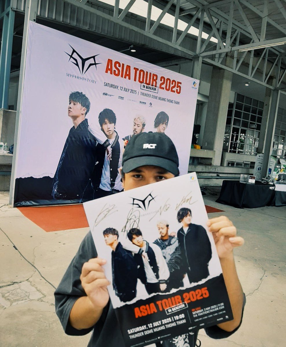 daniandays's tweet image. 本番ではやらない曲をサウンドチェックで演奏してくれたのはアツい!!本番も楽しみだ!!!
#MFSBKK2025 #MYFIRSTSTORY