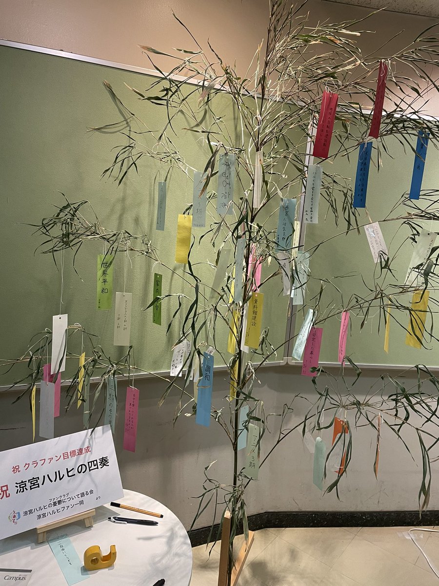 「涼宮ハルヒの四奏」夜の部、終了です。ご来場いただいた方々、支援者の皆様、本当にありがとうございました。

次回7月28日（月）『無敵的ハピネスfull ver.』公開、さらに、第2弾楽曲は8/4（月）・第3弾楽曲は8/11（月）と、3週連続でMVを公開予定。

引き続き発表を楽しみにお待ち下さい！