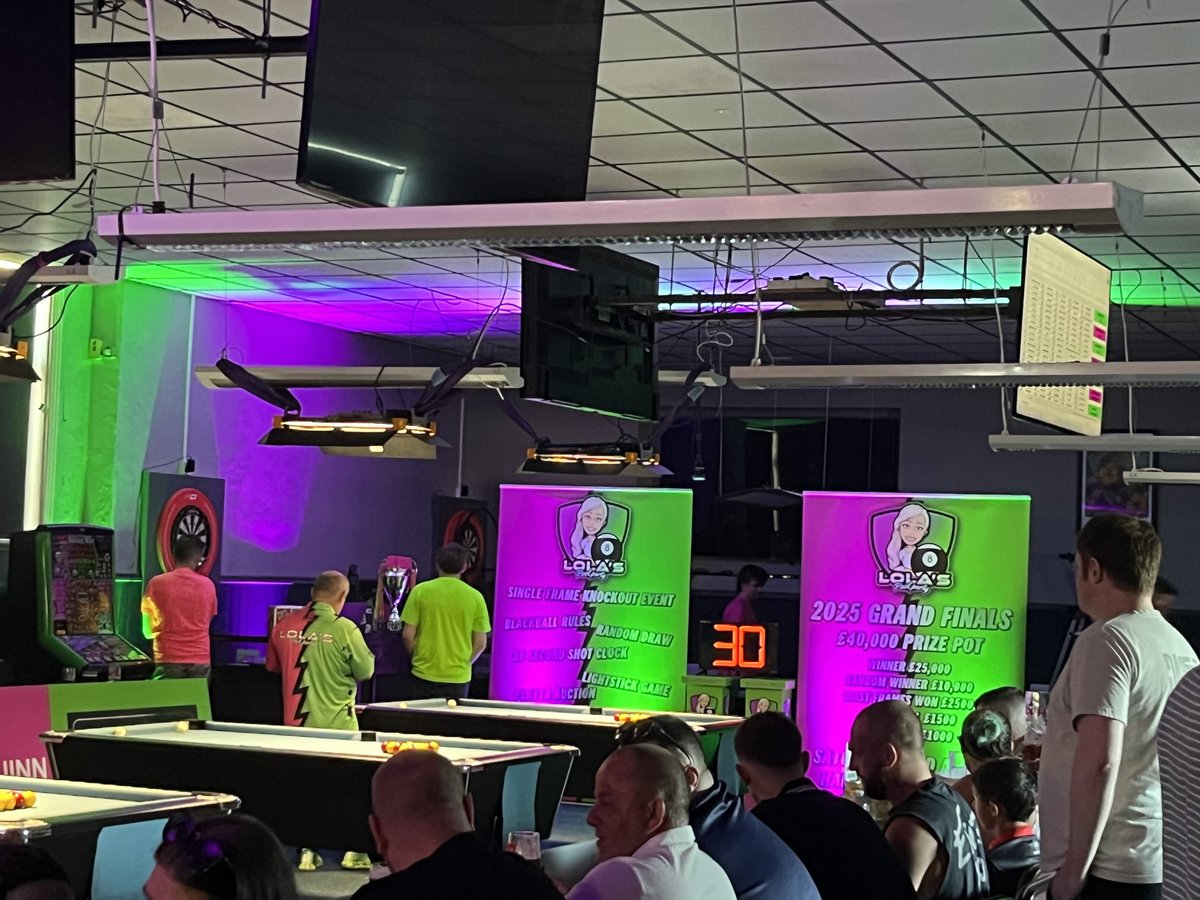 craigyjones1983's tweet image. Cracking night Mark Boyles #LolasPoolParty #BlackballPool last night 

100 starters. Made the final 10 so I’m happy enough with that. First one on the night to break and dish 👏