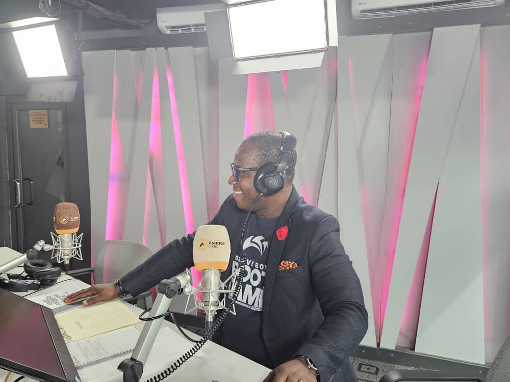 Amos Kevin-Annan (@kevin_annan) on Twitter photo The joy of talking about Brave Boys Boot Camp with the <a href="/GhRainmaker/">Kwaku Nhyira-Addo</a> on <a href="/asaaseradio995/">Asaase 99.5</a> happening from Wednesday, 6th to Sunday, 10th August, 2025 at Camp Elim, North Legon, Accra.
Brave Hearts, Bold Habits!! The joy of talking about Brave Boys Boot Camp with the <a href="/GhRainmaker/">Kwaku Nhyira-Addo</a> on <a href="/asaaseradio995/">Asaase 99.5</a> happening from Wednesday, 6th to Sunday, 10th August, 2025 at Camp Elim, North Legon, Accra.
Brave Hearts, Bold Habits!!