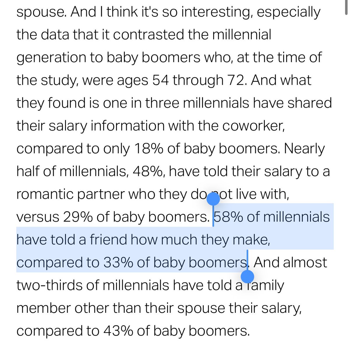BernoulliDefect's tweet image. I wonder how much of millennial UMC socialism is down to relaxed norms over pay transparency & higher income variability in the 90th percentile and up
Not unusual to have a peer group where some are on 2x or 3x more than others