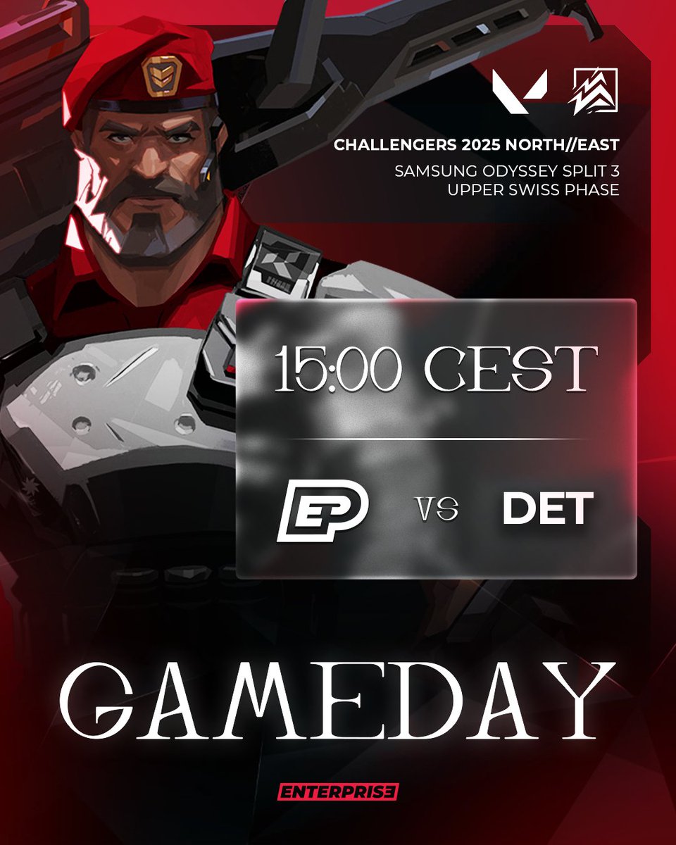 The 3rd split of <a href="/valleague_ne/">Samsung Odyssey Challengers NORTH//EAST</a> starts, and we're ready like never before!🏆

Opening match is against <a href="/detiulicevlr/">děti ulice</a>, gl &amp; hf!

🇨🇿 twitch.tv/vasek
🇬🇧 twitch.tv/valorantleague…