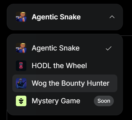 Grabbed morning coffee and touched grass with the <a href="/wardenprotocol/">Warden</a> PUMP games.

> Bumped my prev high score on the Agentic Snake game, I'm now sitting at 792, 390

> Still ass in HODL the wheel game thought got a score higher than before

> Wog the Bounty Hunter is becoming my