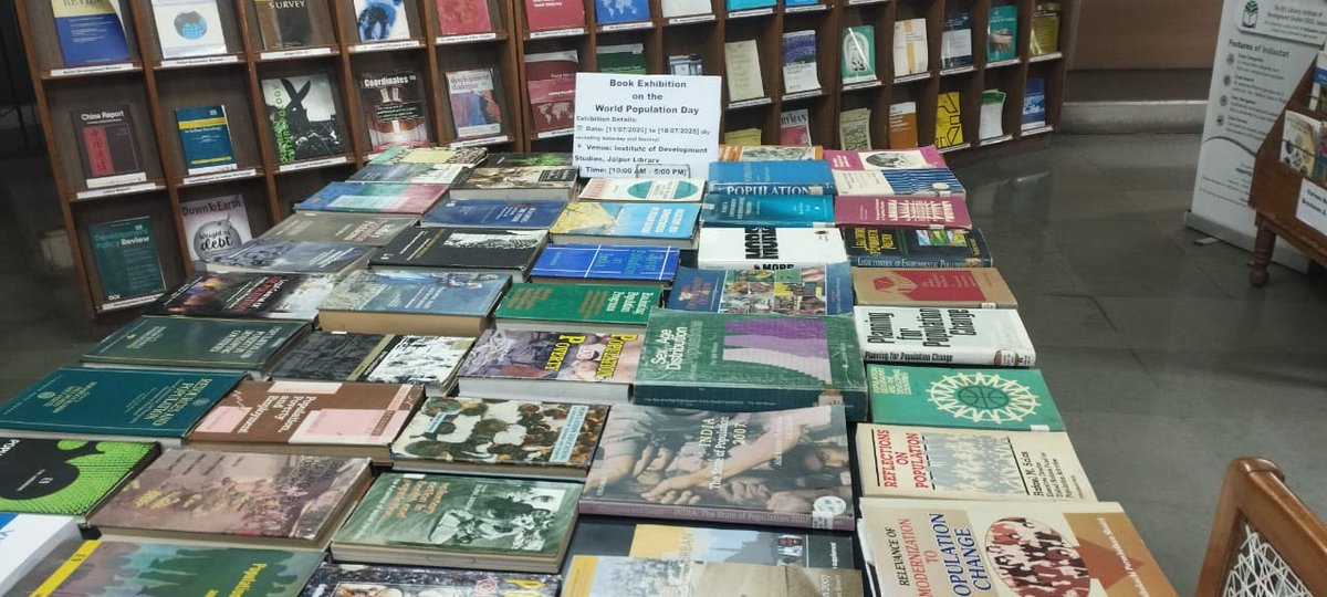 Harchand_Ram1's tweet photo. 📖 #Where_Ideas_Find_a_Home #IDS_Jaipur_Library 🌿More than shelves—it’s Rajasthan’s intellectual heartbeat.
📚Books 🧾 Policy papers 📘 Journals
For #Social_scientists, #demographers, #Statisticians & #changemakers seeking impact—welcome to the academic sanctuary. https://t.co/xUGFm08D3R
